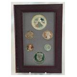 1988 Prestige Olympic Torch Silver Proof Set 6 Coins - plastic case only, no COA, smoke damage on nearly all coins except silver dollar 1988 Prestige Olympic Torch Silver Proof Set 6 Coins - plastic case only, no COA, smoke damage on nearly all coins except silver dollar