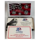 2004 State Quarters Silver Proof Set - original package with COA 2004 State Quarters Silver Proof Set - original package with COA