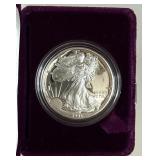 1993 P-American Eagle One Ounce Proof Silver Bullion Coin - original package with COA 1993 P-American Eagle One Ounce Proof Silver Bullion Coin - original package with COA