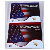2014 uncirculated P & D us mint coin set OGP (28 coins) - original pacakge with COA and envelope 2014 uncirculated P & D us mint coin set OGP (28 coins) - original pacakge with COA and envelope