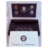 1997 Silver Proof Set - original package with COA 1997 Silver Proof Set - original package with COA