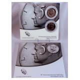 2014 50th Anniversary Kennedy Half Dollar 2 Coin Uncirculated Set - original package with COA 2014 50th Anniversary Kennedy Half Dollar 2 Coin Uncirculated Set - original package with COA