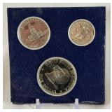 1976 Bicentennial Silver Proof 3 Coin Set - just the blue case 1976 Bicentennial Silver Proof 3 Coin Set - just the blue case