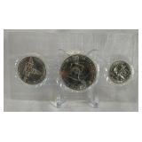 1976 Bicentennial Silver Uncirculated Proof 3 Coin Set - cello wrap 1976 Bicentennial Silver Uncirculated Proof 3 Coin Set - cello wrap