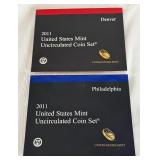 2011 uncirculated P & D us mint coin set OGP (28 coins) - original pacakge with COA and envelope 2011 uncirculated P & D us mint coin set OGP (28 coins) - original pacakge with COA and envelope