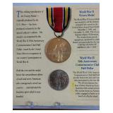 1995 1995 World War II 50th anniversary Coin and Victory Medal Set US Mint - original package with COA 1995 1995 World War II 50th anniversary Coin and Victory Medal Set US Mint - original package with COA