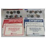 2002 uncirculated P & D us mint coin set OGP (20 coins) - original pacakge with COA and envelope 2002 uncirculated P & D us mint coin set OGP (20 coins) - original pacakge with COA and envelope