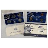 1999 Proof Set - original package with COA 1999 Proof Set - original package with COA