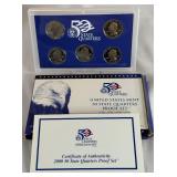 2000 State Quarters Proof Set - original package with COA 2000 State Quarters Proof Set - original package with COA