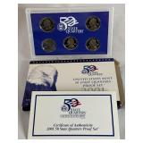 2001 State Quarters Proof Set - original package with COA 2001 State Quarters Proof Set - original package with COA