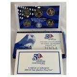 2004 State Quarters Proof Set - original package with COA 2004 State Quarters Proof Set - original package with COA