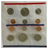 1990 uncirculated D only us mint coin set OGP - cello wrap only 1990 uncirculated D only us mint coin set OGP - cello wrap only