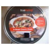 3 True Living 5 Quart Dutch Ovens