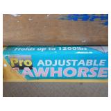 2 Pro Adjustable Sawhorses