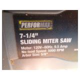Performax 7 1/4' Sliding Miter Saw