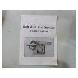 Tool Shop 4' Belt and 6' Disc Sander