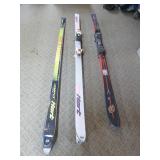 3 Sets of Down Hill Skis