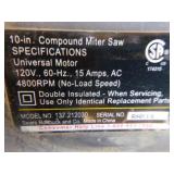 Craftsman 10' Compound Miter Saw