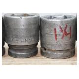 3/4' Drive Impact Sockets - 15/16'-2-3/16' 3/4' Drive Impact Sockets - 15/16'-2-3/16'