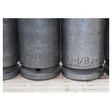 3/4' Drive Deep Impact Sockets - 3/4'-1-1/2' 3/4' Drive Deep Impact Sockets - 3/4'-1-1/2'