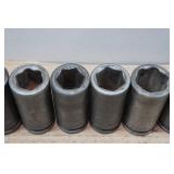 3/4' Drive Deep Impact Sockets - 3/4'-1-1/2' 3/4' Drive Deep Impact Sockets - 3/4'-1-1/2'