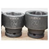 Klutch 3/4' Drive SAE Impact Sockets - 1-1/16'-1-7/8' Klutch 3/4' Drive SAE Impact Sockets - 1-1/16'-1-7/8'