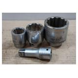 Proto 3/4' Drive Sockets and Extension Proto 3/4' Drive Sockets and Extension