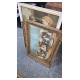 Vintage Pictures with Clock Vintage Pictures with Clock