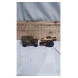 First Federal Truck and Cannon Metal Coin Bank First Federal Truck and Cannon Metal Coin Bank