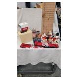 Coca Cola Musical Bank w Bears, tins, Planter, etc Coca Cola Musical Bank w Bears, tins, Planter, etc