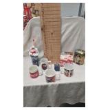 Coca Cola Cup Lot with tin Cup/Train Car. Era Mug w/box Coca Cola Cup Lot with tin Cup/Train Car. Era Mug w/box