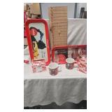 Coke Trays, Coke ERA mugs w/boxes Coke Trays, Coke ERA mugs w/boxes