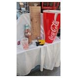 Coca Cola Fountain Advertising(movie theatre?), Cast Iron Delivery Truck Coca Cola Fountain Advertising(movie theatre?), Cast Iron Delivery Truck