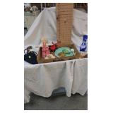 Mary Gregory Vase and Various Vintage Mary Gregory Vase and Various Vintage