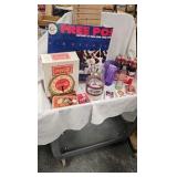 Coke Clock, Pitcher, Bottles, Cards Coke Clock, Pitcher, Bottles, Cards