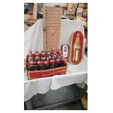 Coca Cola Themometer, Bottle Opener, 4 cases bottles Coca Cola Themometer, Bottle Opener, 4 cases bottles