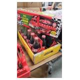 Coke Wood Crate, Bottles, 2002 Nascar Carrier Coke Wood Crate, Bottles, 2002 Nascar Carrier