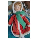 Vintage décor bowl, Doll, Snowman, Wall Shelf/planter Vintage décor bowl, Doll, Snowman, Wall Shelf/planter