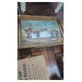 Vintage Pictures with Clock Vintage Pictures with Clock