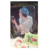 Coca Cola Trays and Tins w/fFinal Four Pin, Postcards Coca Cola Trays and Tins w/fFinal Four Pin, Postcards