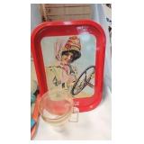 Coca Cola Trays, bottles, Glasses, Pewter Collectible Coca Cola Trays, bottles, Glasses, Pewter Collectible