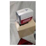 Coca Cola Musical Bank w Bears, tins, Planter, etc Coca Cola Musical Bank w Bears, tins, Planter, etc