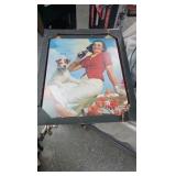 Coca Cola Pitcher and Glass Platter Coca Cola Pitcher and Glass Platter