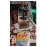 Coke Lot w/Crate/Calendars-ads-misc Coke Lot w/Crate/Calendars-ads-misc