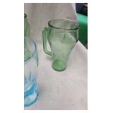 Coke Delivery Truck from Snow Village and Glasses Coke Delivery Truck from Snow Village and Glasses