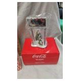 Coke Bear Figures, Snow Village Billboard- Soda Fountain Coke Bear Figures, Snow Village Billboard- Soda Fountain