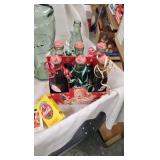 Coke Glass Pitcher, Bottles, Playing Cards Coke Glass Pitcher, Bottles, Playing Cards