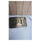 Pair of Belt Buckles-Borchert Ingersoll and CAT Pair of Belt Buckles-Borchert Ingersoll and CAT