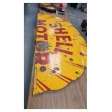 Schell Motor Oil Porcelain Sign Schell Motor Oil Porcelain Sign