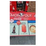 Coca Cola Checkers, Monopoly, Light Set, Minature Decorative Bench Coca Cola Checkers, Monopoly, Light Set, Minature Decorative Bench